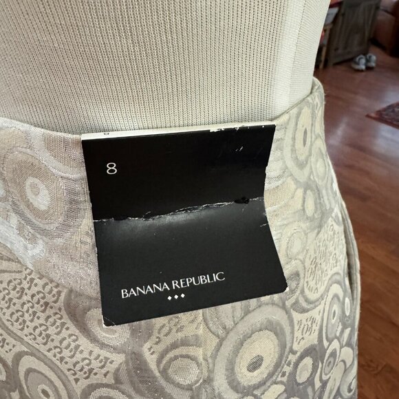 NWT Banana Republic Brocade Mini Skirt - Size 8 - Picture 5 of 8